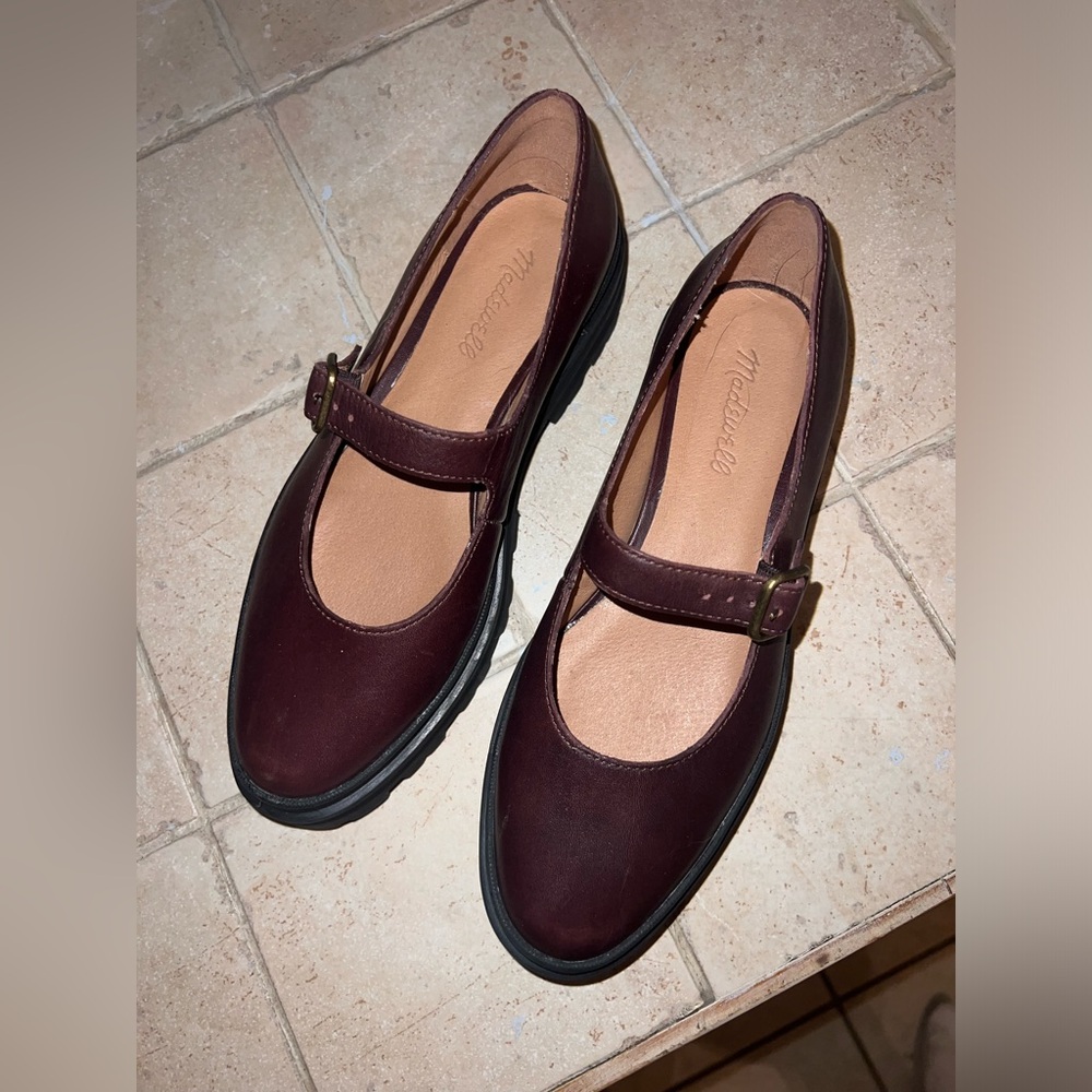 Madewell Lug Sole Mary Jane’s